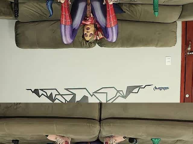 Spider cutie gets a anal toy bang