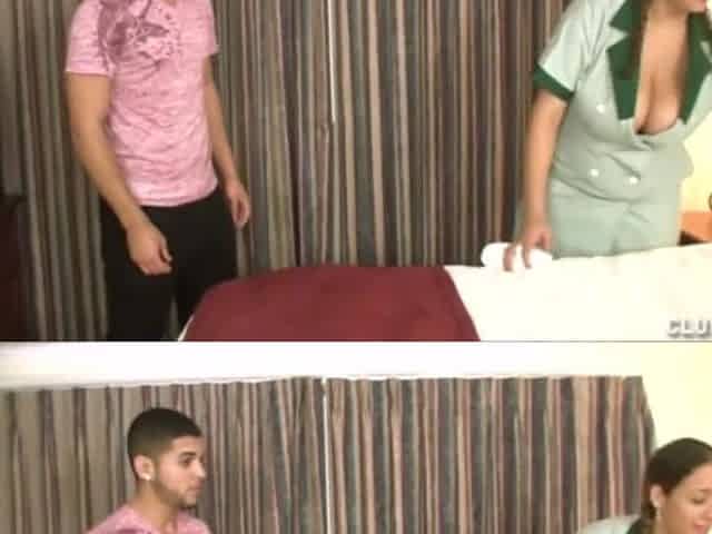 Monster Melons Maid Service - Handjob Video at ClubTug