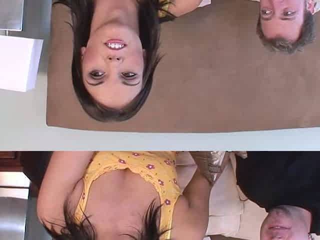 Busty honey humped by insatiable pornographic star pal