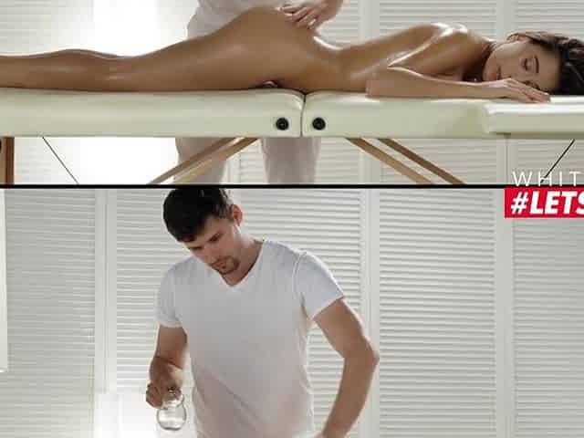 LETSDOEIT - Breasty Girl Liya Silver Widens Her Taut Butt At Massage