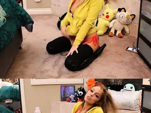 Liz Katz Nude Striptease Snapchat Video