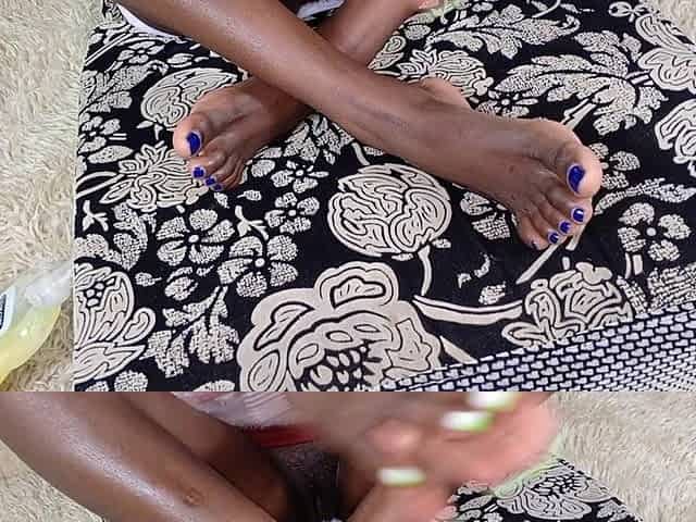 Miss Santa Foot Fetish