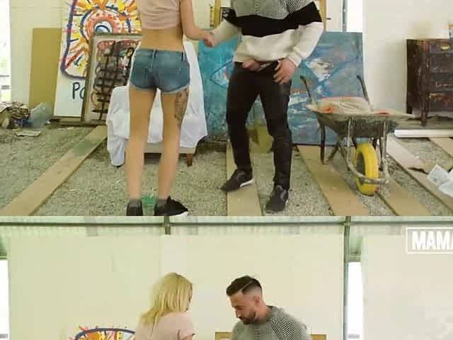 Katrin Tequila Blows & Rides Large Dick in Garden Shed - MAMACITAZ
