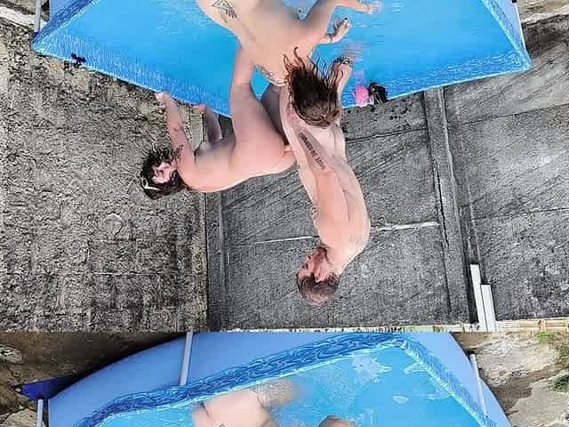 Pool Party with Naughty Stepsisters
