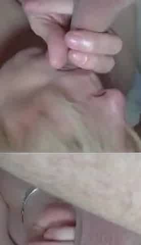 Blonde milf loves the dick in pussy in mouth