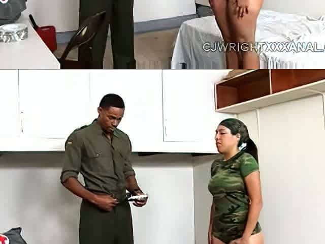 Military anal, Sophia Castello, army