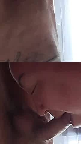 I Fuck My Mother-in-law Hard in Mouth and Fill It with Cum