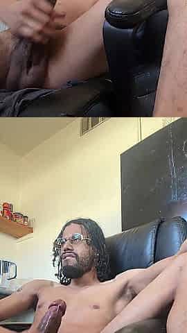 Jerking off my LARGE Latino Rod to @ItsMoeDuh Pretty Butt