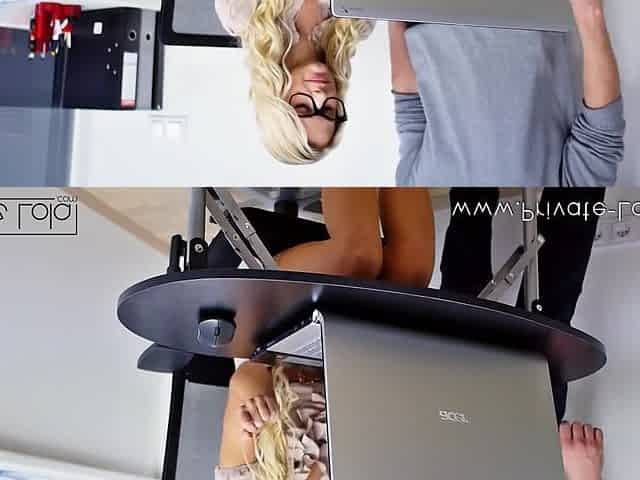 Blonde Office Slut Gets Fucked!!! - Lola Myluv And Petite Blonde