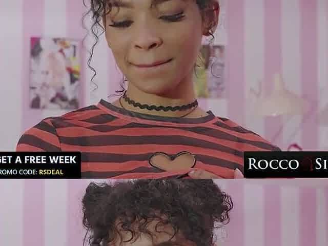 ROCCO SIFFREDI - Sultry Black Female-dom Barbie Rous Gets Wrecked by Massive Knob