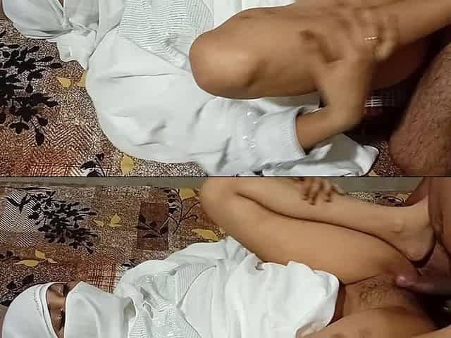 Hot Muslim Babe in White Hijab Was Fucked by Uncut Dick