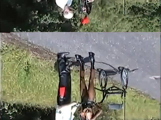 maria ponygirl in trainig outdoor