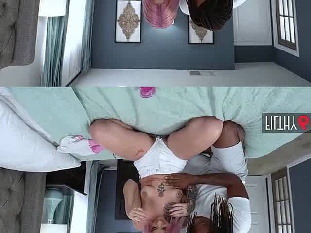 Pink hair latin chick booty screwed by BBC - Luna Legend