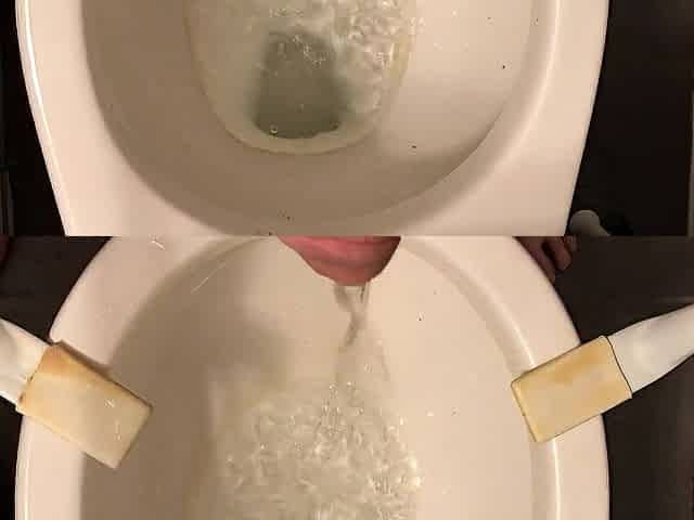 Force Pissing in the WC after 2 beers
