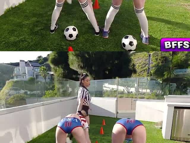 The Soccer Sweethearts Hop On Tyler Nixons Big Stick For A Nice Bouncing
