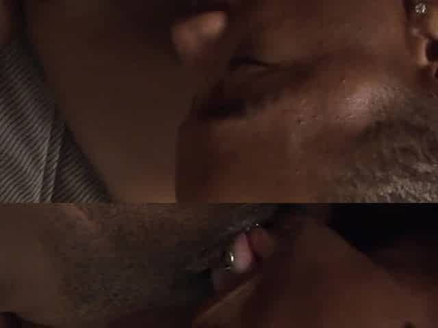 Large ebony gal gets drilled hard until her thick body is shaking.