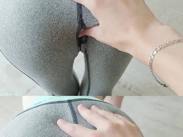 Step Sister In Leggings Knows How To Educate Her Flawless Booty