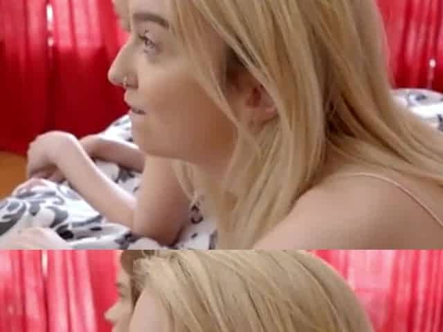 Alluring teen coquettes exciting 3way clip