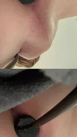 Sissy hunk anal place in stretching for my BBC creampie