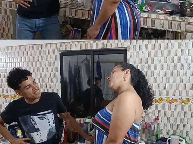 The Neighbor Came Over for Sugar and Ended up Sucking My Dick Until I Came in Her Mouth