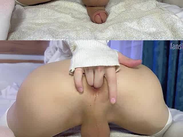 POV: Femboy Liza is having pleasure with her booty
