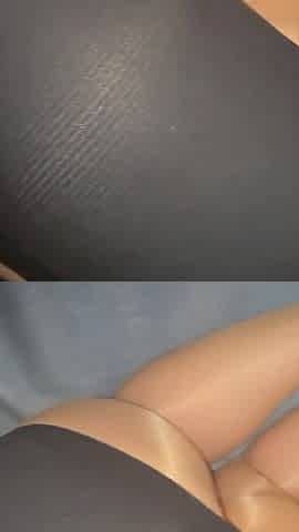 Touching an Ass in Pantyhose for Fun