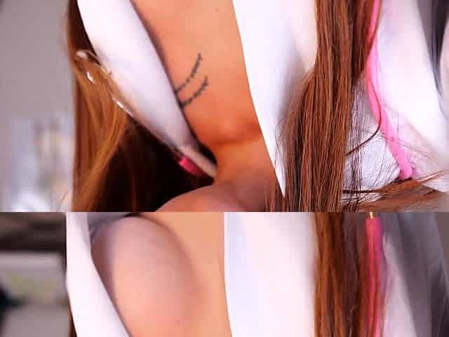 Great Big Boobs On Masturbating Redhead
