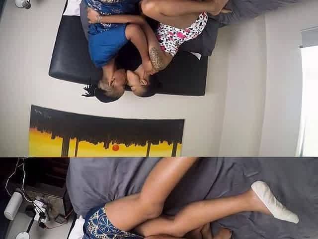 Cheating Ebony Rides Face Till She Drips