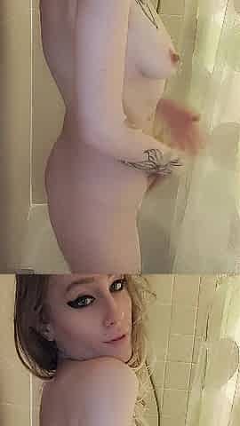 Teaser in the shower