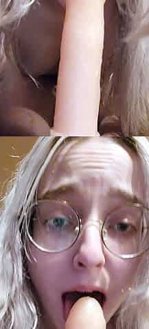 Great ass blonde blowjob and fucking POV