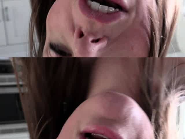 Delirious brunette whore riding big cock hardcore