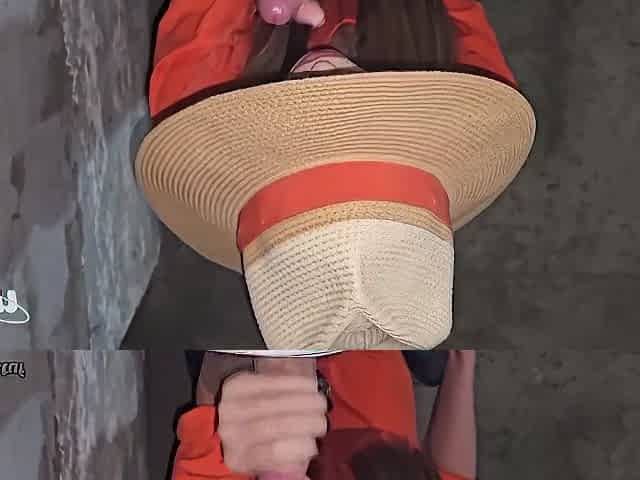 Stranger Girl In A Hat Sucked On The Street And Invited Her To Her Home To Fu