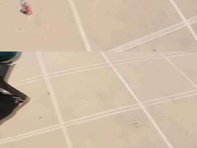 Little April Paint Her Feet Nails