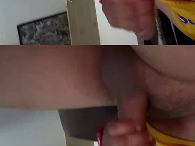 Large giant Mexican jock cumming quick