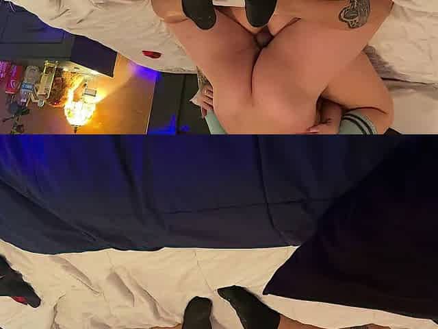 This babe stared to finger her self so I screwed her missionary