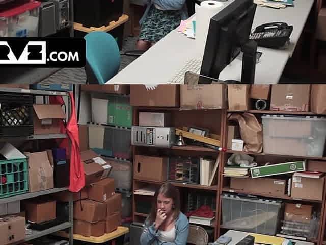 Cutie Chick Caught Stealing and Gets Fucked