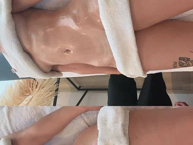 My Married Client Asked Me Not to Remove the Towel Because She Is Shy - Massage