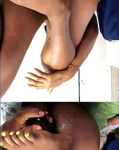 My Juicy Slutty Black Twat Finger