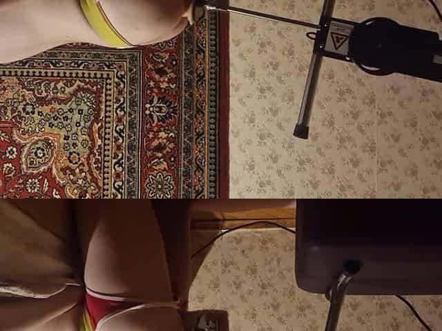 Guy butt banging machine