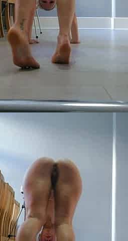 Small titted brunette amateur anal nailed at home