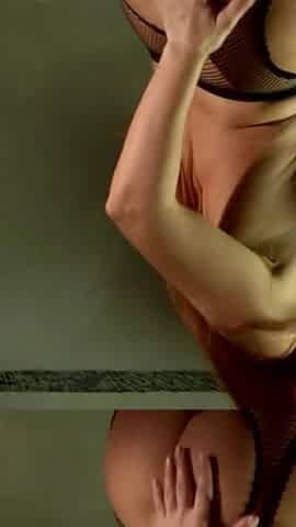 Hot and sexy babe enjoys two huge dicks in both holes