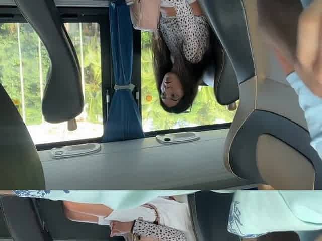 Public Bus Tugjob to Orgasm