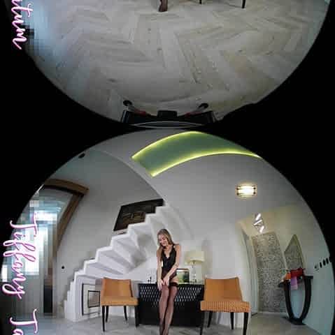 Ripping Stockings - Blonde In Lingerie Solo - Sexlikereal