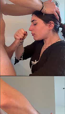 This babe Did Take It All.. Deepthroat until I cum on her face