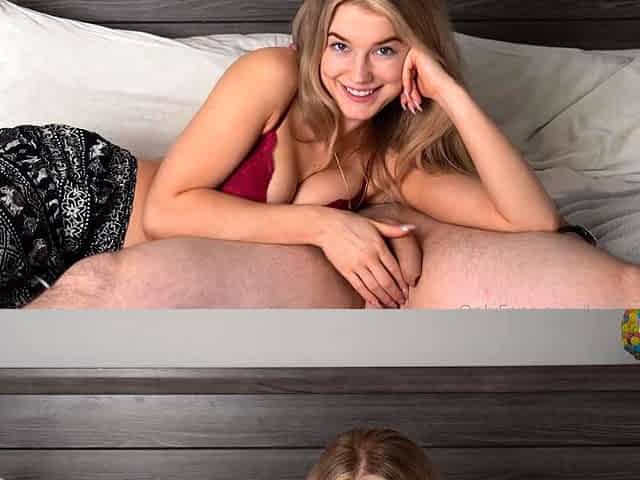 Hottest Amateur 19yo Blonde Teen going solo on Webcam