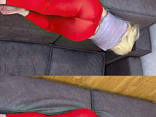 Large butt aged mother i'd like to fuck in red panties asked for a cock