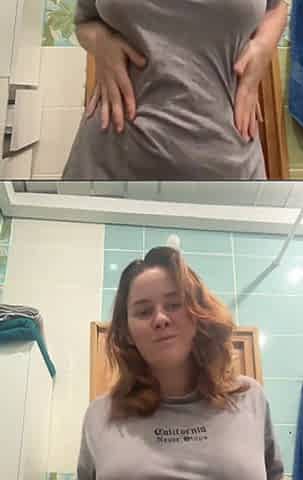 Do You Want to See the Perfect Boobs Under This T-shirt?