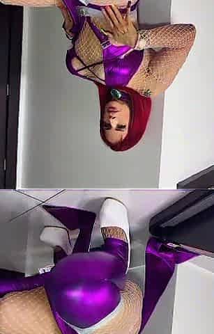 Halloween and my step mother gives a decision to surprise me and buys a Starfire suit.