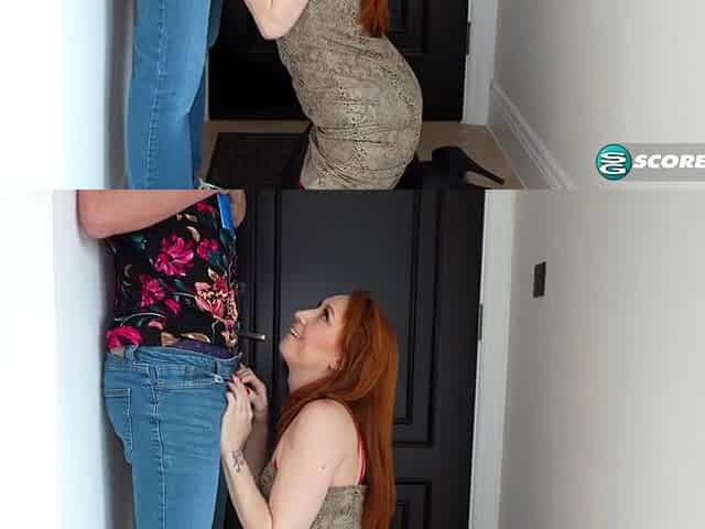 Check out the fellatio skills on 40-year-old redhead Lily Kink