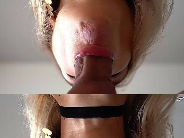 Slobbery Oral-sex With Throat Screwing, Licking Balls And Palpitating Cum Gulp